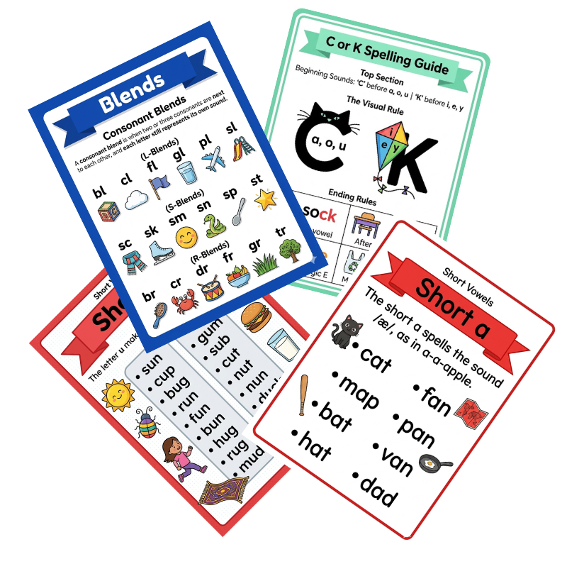 Phonics to Practice Spelling Words Phonics Anchor